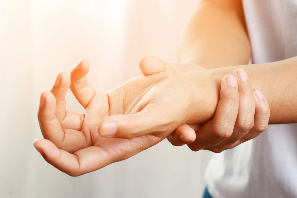 carpal tunnel syndrome on the wrist
